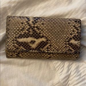 Snake skin wallet from Italy